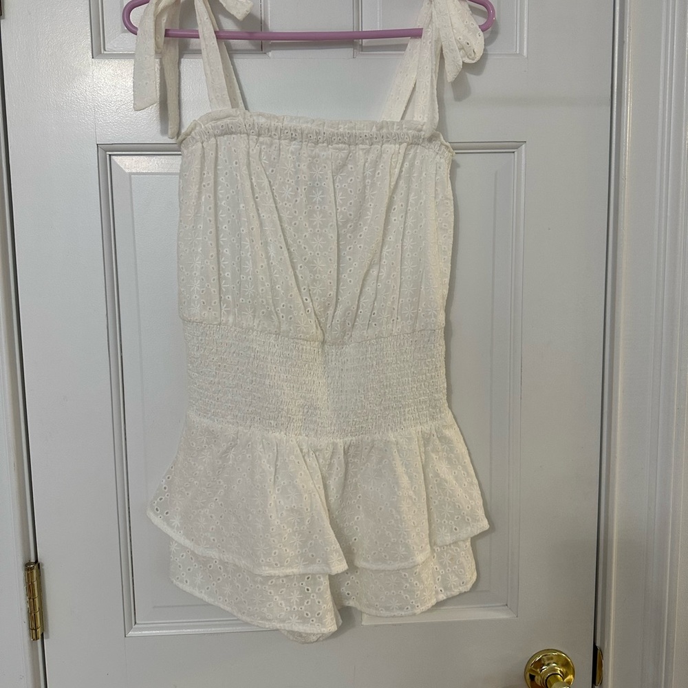 White romper